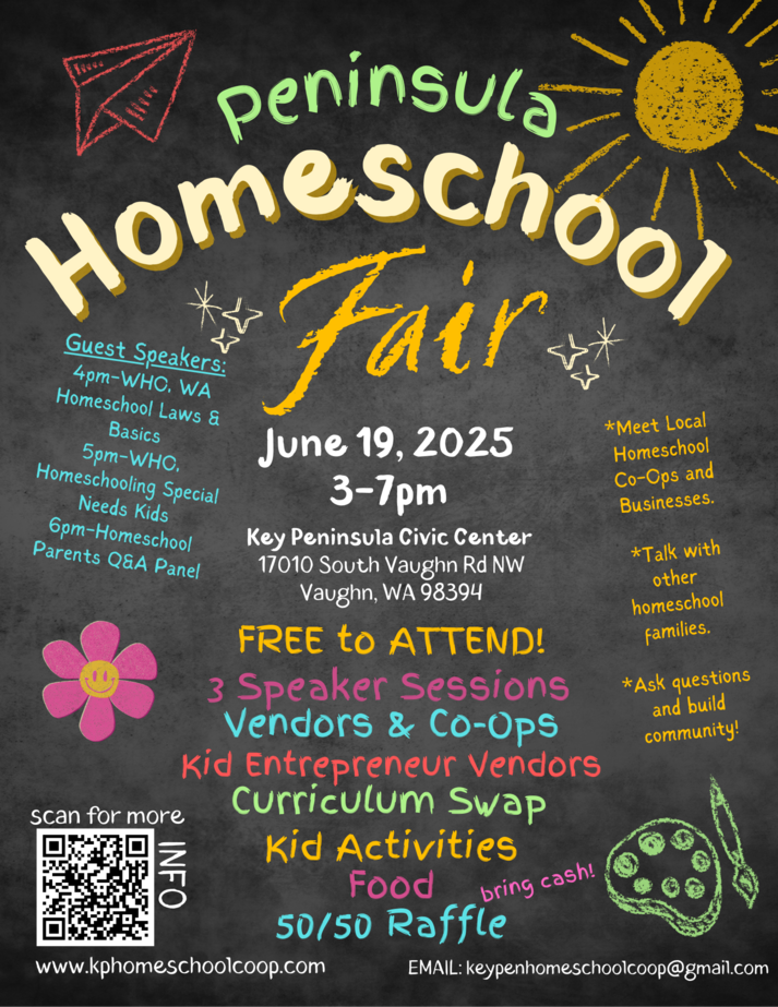 Peninsula Homeschool Fair Flyer